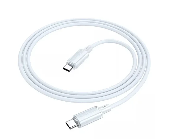 Дата кабель Borofone BX112 Lemon Type-C to Type-C 60W (1m) Blue