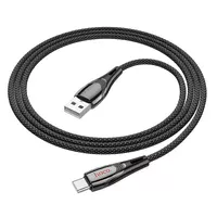 Дата кабель Hoco U133 Monte USB to Type-C (1.2m) Black