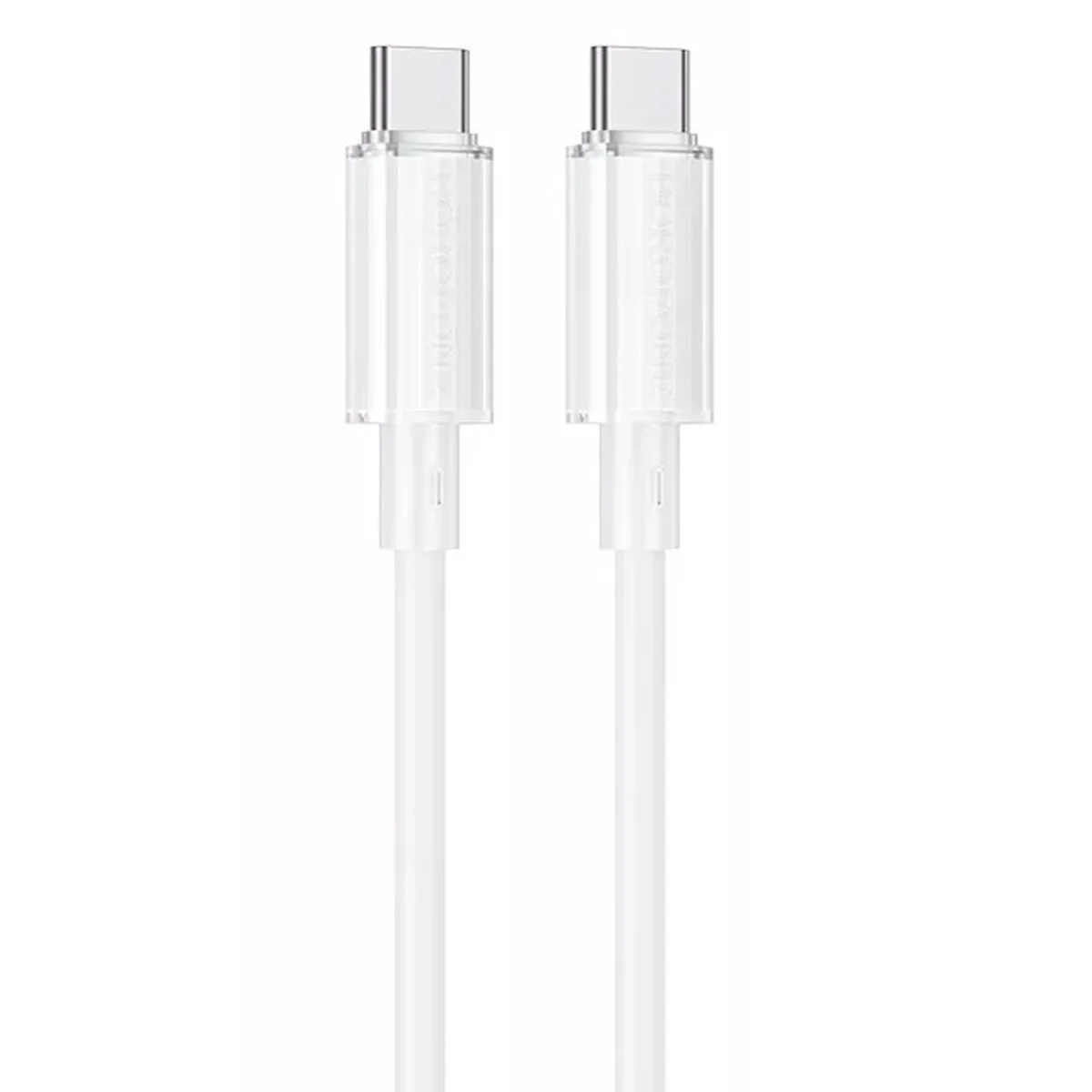 Дата кабель Borofone BX112 Lemon Type-C to Type-C 60W (1m) White