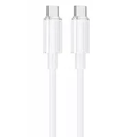 Дата кабель Borofone BX112 Lemon Type-C to Type-C 60W (1m) White