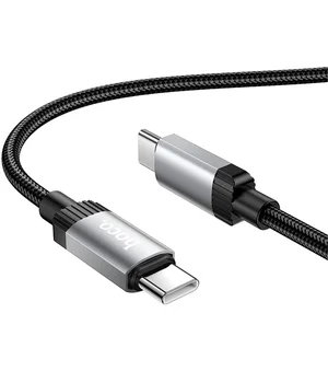 Дата кабель Hoco X117 Star Type-C to Type-C 60W (1m) Black