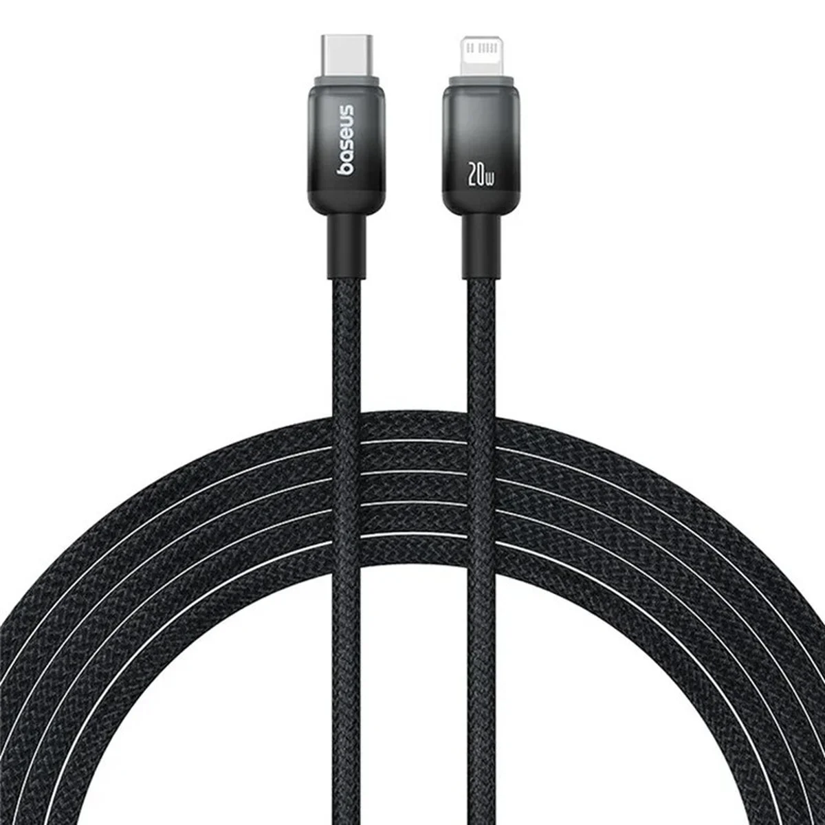 Дата кабель Baseus Discolor Series Fast Charging Type-C to Lightning 20W (1m) (P10374901) Cluster Black