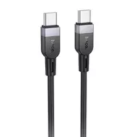 Дата кабель Hoco X109 Energy silicone Type-C to Type-C 60W (1m) Black