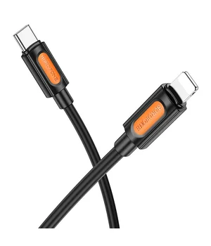 Дата кабель Borofone BX114 Structure Type-C to Lightning 27W (1m) Black