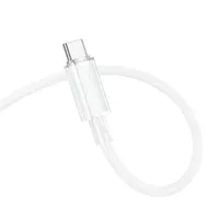 Дата кабель Borofone BX112 Lemon USB to Type-C 3.0A (1m) White