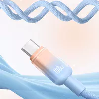 Дата кабель Baseus Discolor Series Fast Charging USB to Type-C 100W (1m) (P10374903) Galaxy Blue