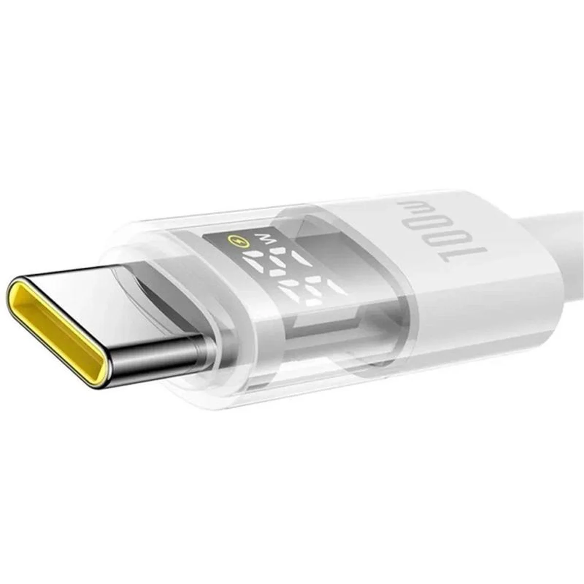 Дата кабель Baseus Display 2 USB to Type-C 100W (2m) (P10382701) Moon White