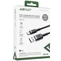 Дата кабель Acefast C22-04 USB Type-C 60W (1.2m) Black