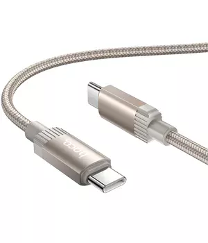 Дата кабель Hoco X117 Star Type-C to Type-C 60W (1m) Gold