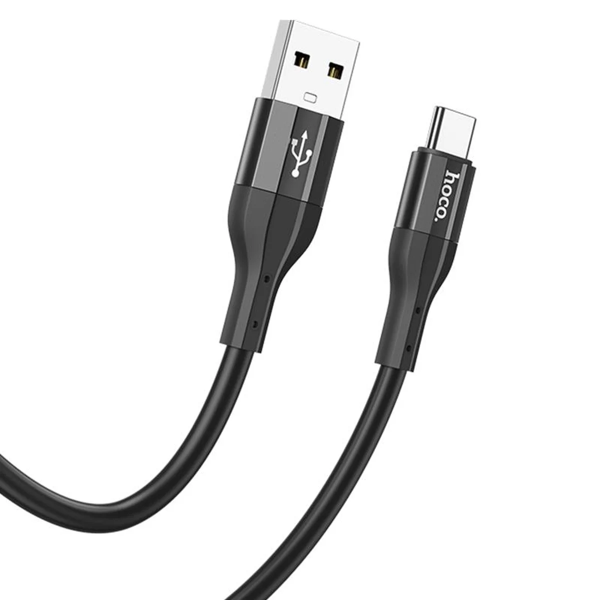 Дата кабель Hoco X72 Creator silicone USB to Type-C (1m) Black