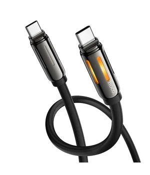 Дата кабель Hoco U136 Prize Type-C to Type-C 60W (1.2m) Black