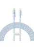 Дата кабель Baseus Gem Fast Charging Type-C to Type-C 100W (1m) (P10373000111) Galaxy Blue