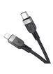 Дата кабель Hoco X109 Energy silicone Type-C to Lightning (3m) Black