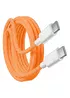 Дата USB-C кабель USB-C FineWoven iP17 для Apple (AAA) (1m) (box) Orange