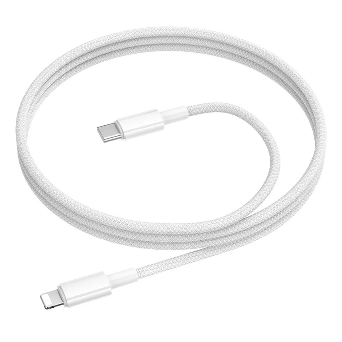 Дата кабель Borofone BX117 Source Type-C to Lightning 27W (1m) White