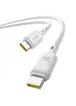 Дата кабель Baseus Silky Series OS Fast Charging Type-C to Type-C 100W (2m) (P10377704) Moon White