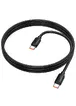 Дата кабель Hoco X115 Surpass Type-C to Type-C 240W (1m) Black