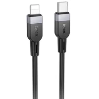 Дата кабель Hoco X109 Energy silicone Type-C to Lightning (3m) Black