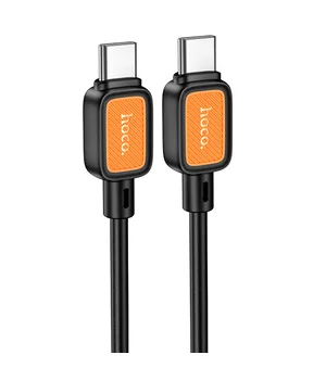 Дата кабель Hoco X108 Benefit 60W Type-C to Type-C (1m) Black