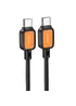 Дата кабель Hoco X108 Benefit 60W Type-C to Type-C (1m) Black