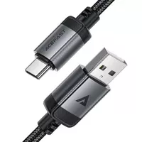 Дата кабель Acefast C20-04 USB to Type-C 3A (1.2m) Black