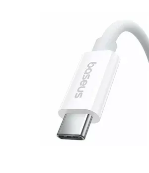 Дата кабель Baseus Superior 2 USB4 Full-Function Type-C to Type-C 240W (1.8m) (P10365200211-05) Moon White