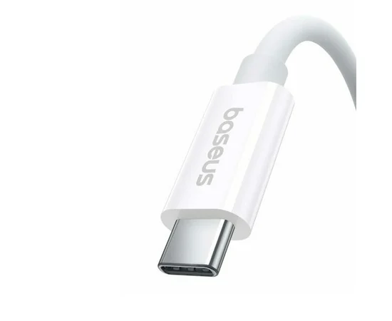 Дата кабель Baseus Superior 2 USB4 Full-Function Type-C to Type-C 240W (1.8m) (P10365200211-05) Moon White
