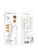 Дата кабель Borofone BX119 New USB to Type-C 3A (1m) White