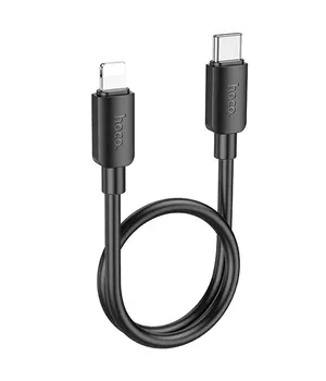 Дата кабель Hoco X96 Hyper Type-C to Lightning 20W (0.25m) Black