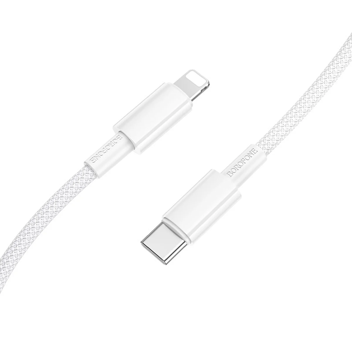 Дата кабель Borofone BX117 Source Type-C to Lightning 27W (1m) White