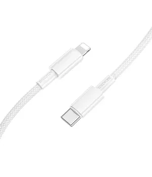 Дата кабель Borofone BX117 Source Type-C to Lightning 27W (1m) White
