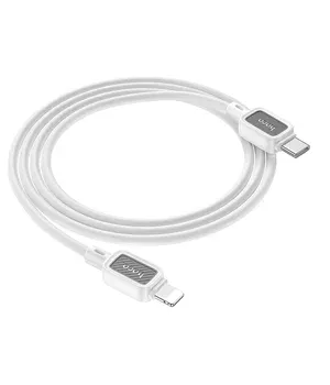 Дата кабель Hoco X108 Benefit 27W Type-C to Lightning (1m) White