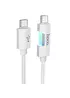 Дата кабель Hoco U123 Regent colorful 60W Type-C to Type-C (1.2m) Gray