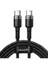 Дата кабель Baseus Cafule Type-C to Type-C PD2.0 100W (2m) (CATKLF-AL) Gray / Black