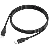 Дата кабель Borofone BX113 Lenny Type-C to Lightning 27W (1m) Black