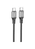 Дата кабель Hoco X86 Spear Type-C to Type-C 60W (1m) Black