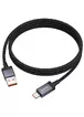 Дата кабель Hoco X118 Generous with display USB to Type-C 5A (1m) Black
