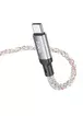 Дата кабель Hoco U112 Shine Type-C to Type-C 60W (1m) Gray