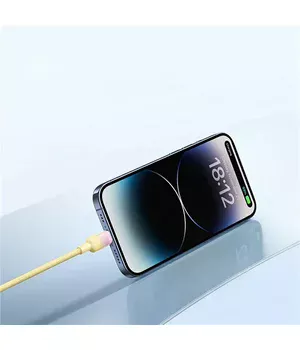 Дата кабель Baseus Discolor Series Fast Charging Type-C to Lightning 20W (1m) (P10374901) Custard Yellow