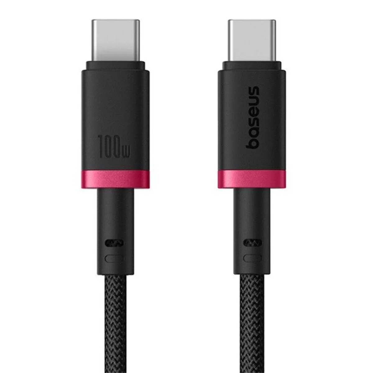 Дата кабель Baseus Dura Series Fast Charging Type-C to Type-C 100W (1m) (P10377803U01) Red / Black