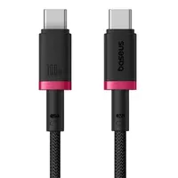 Дата кабель Baseus Dura Series Fast Charging Type-C to Type-C 100W (1m) (P10377803U01) Red / Black