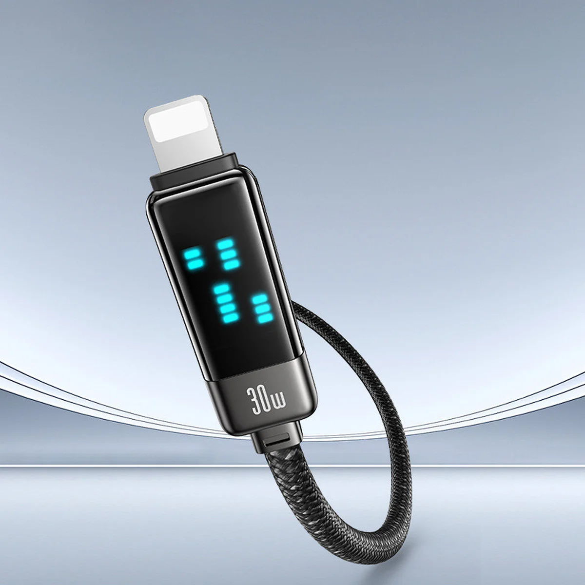 Дата кабель Usams US-SJ743 Meteor Ser. Type-C to Lightning 30W (1.2m) Tarnish