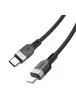 Дата кабель Hoco X109 Energy silicone Type-C to Lightning (1m) Black