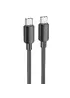 Дата кабель Hoco X96 Hyper Type-C to Type-C 100W (1m) Black