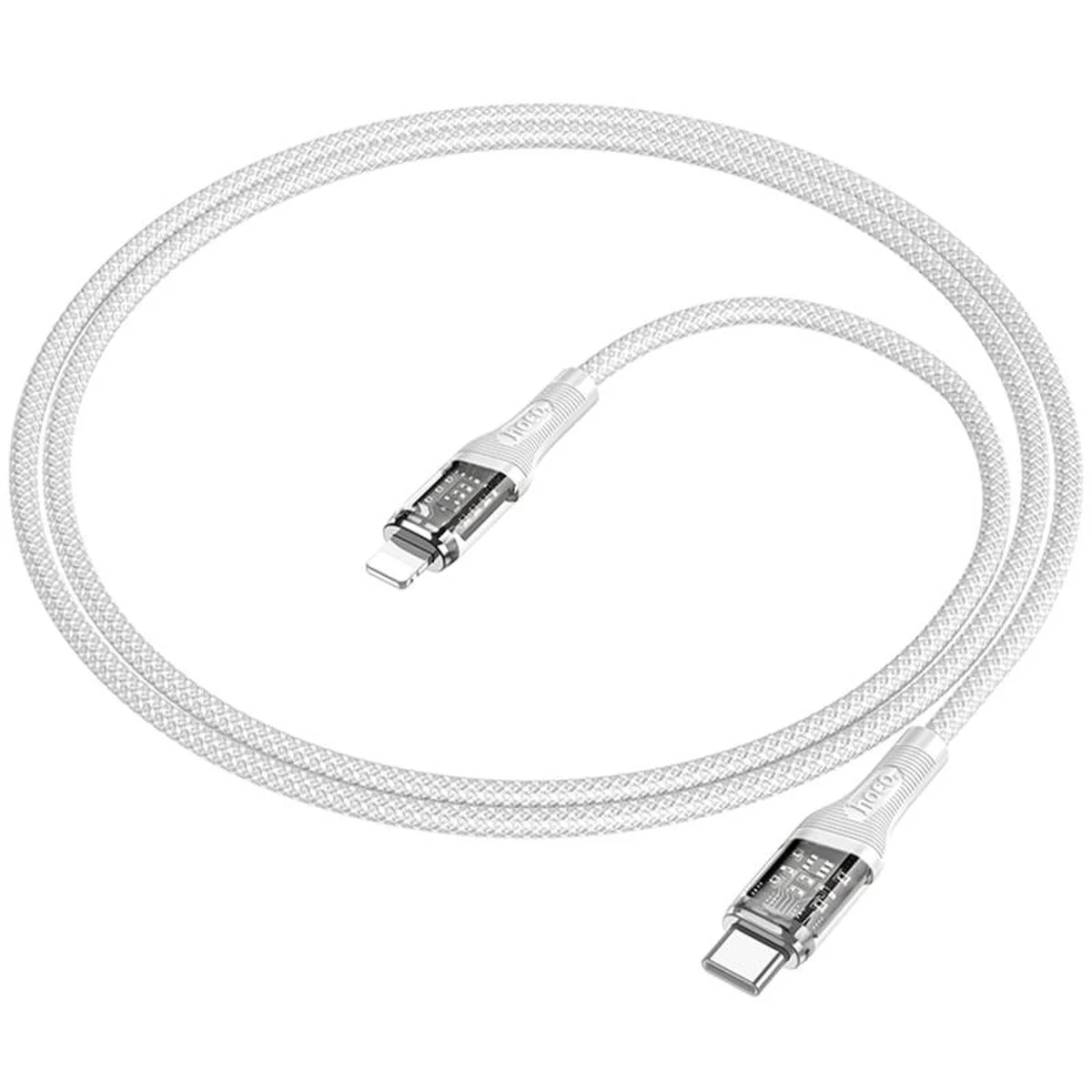 Дата кабель Hoco U111 Discovery Edition Type-C to Lightning 27W (1.2m) Grey