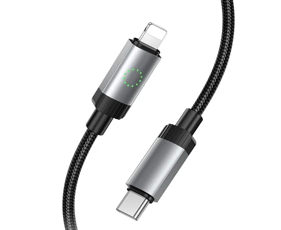 Дата кабель Hoco X117 Star Type-C to Lightning 27W (1m) Black