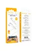Дата кабель Borofone BX105 Corriente 60W Type-C to Type-C (1m) White