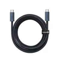 Дата кабель Baseus Flash 2 USB4 Full-Featured Type-C to Type-C 240W (1.8m) (P10311803112) Cluster Black
