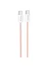 Дата кабель Hoco X104 Source 60W Type-C to Type-C (1m) Pink