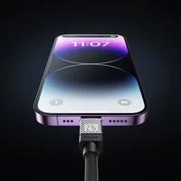 Дата кабель Baseus CoolPlay Series Type-C to Lightning 20W (1m) (CAKW00000) Black